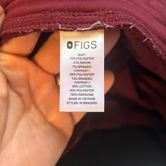 Figs Pants  Zamora Scrub Jogger Womens Nurse XS - Picture 10 of 12